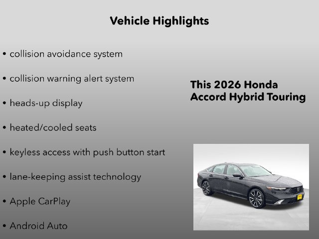 New 2026 Honda Accord Touring image 10