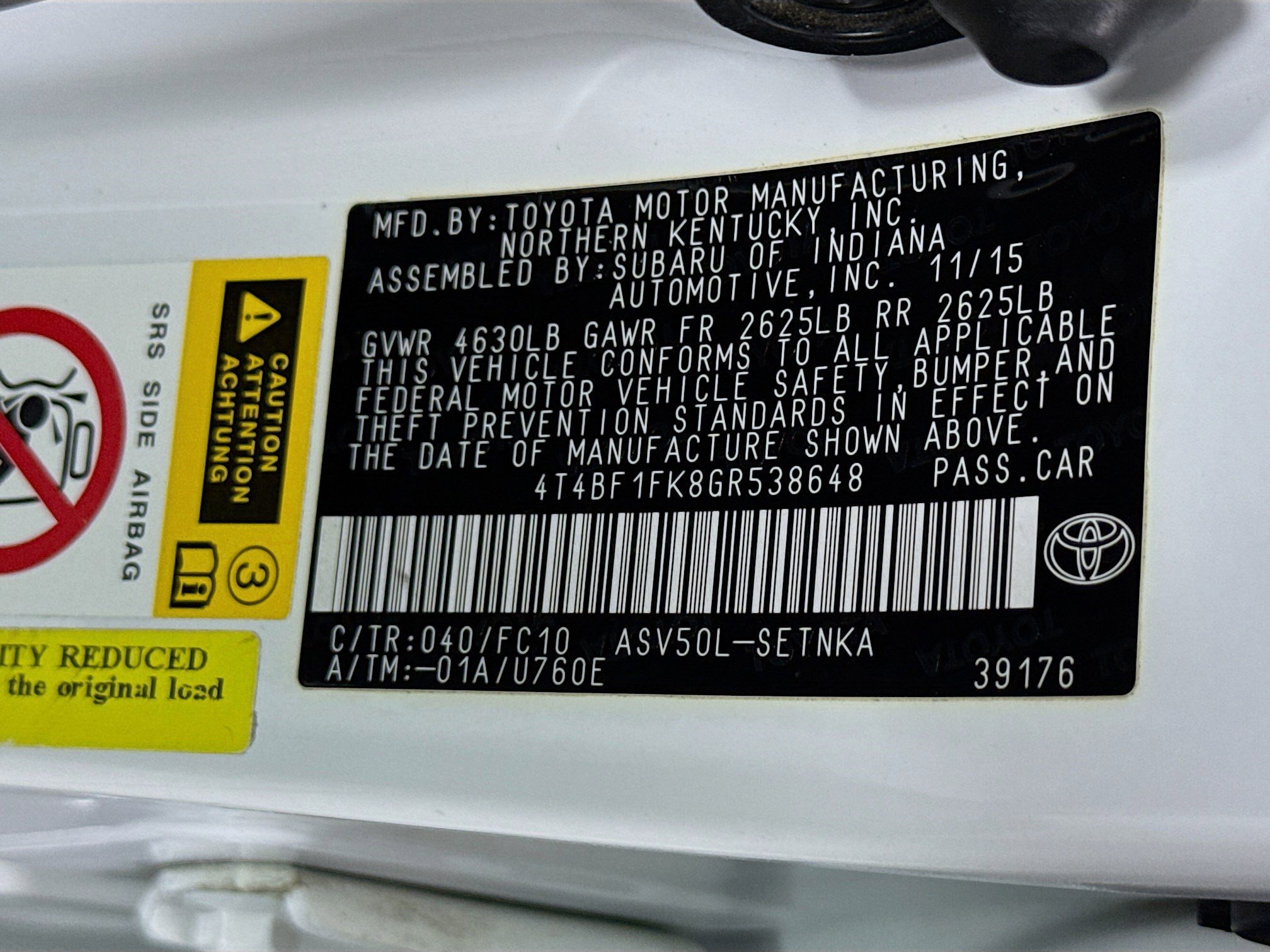 Used 2016 Toyota Camry LE image 39