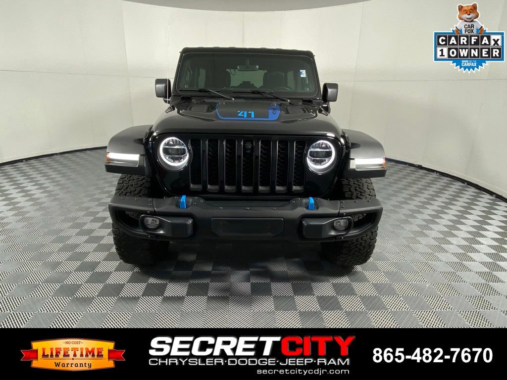 Used 2022 Jeep Wrangler Unlimited Rubicon 4xe w/ Steel Bumper Group AWD/4WD image 2