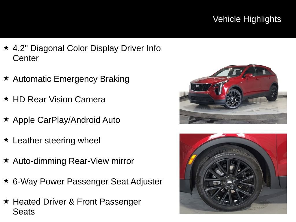 Used 2023 Cadillac XT4 Sport w/ LPO, Onyx Lite Package image 38