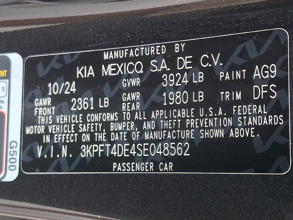Certified 2025 Kia K4 FWD image 27