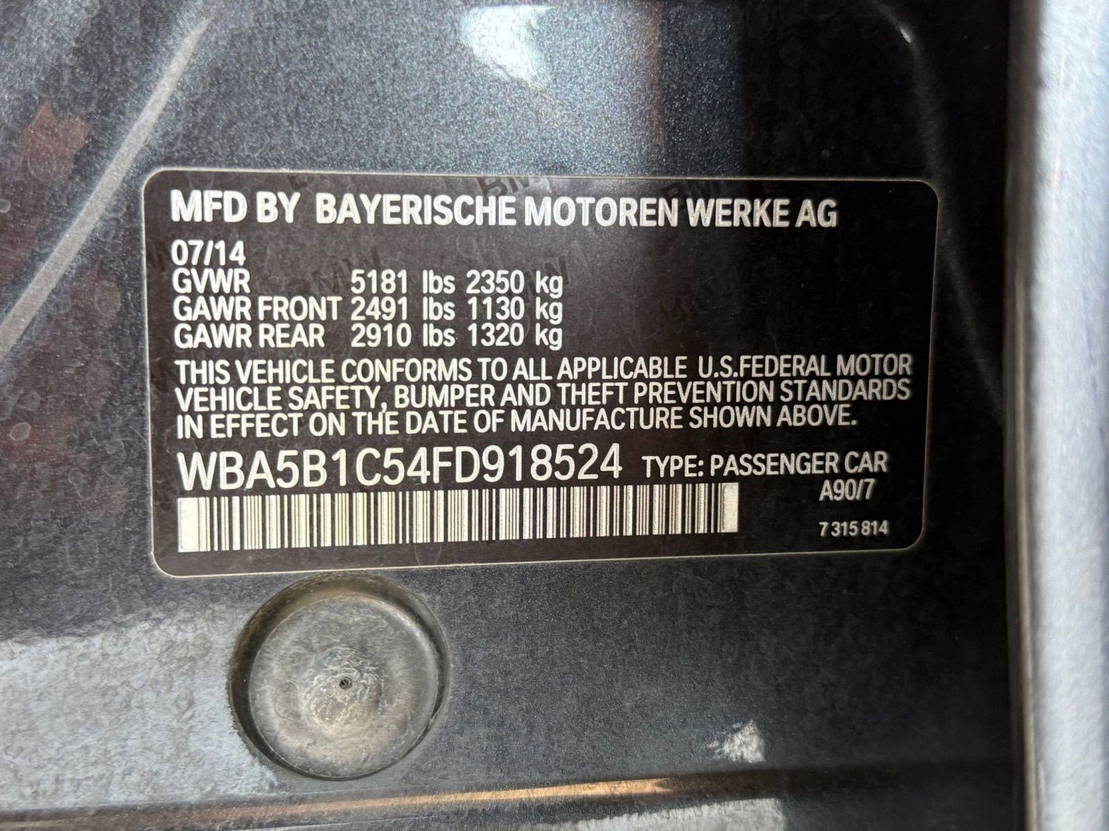 Used 2015 BMW 535i Sedan RWD image 22