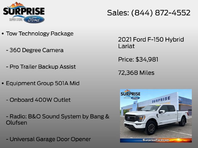 Certified 2021 Ford F150 Lariat AWD/4WD image 7