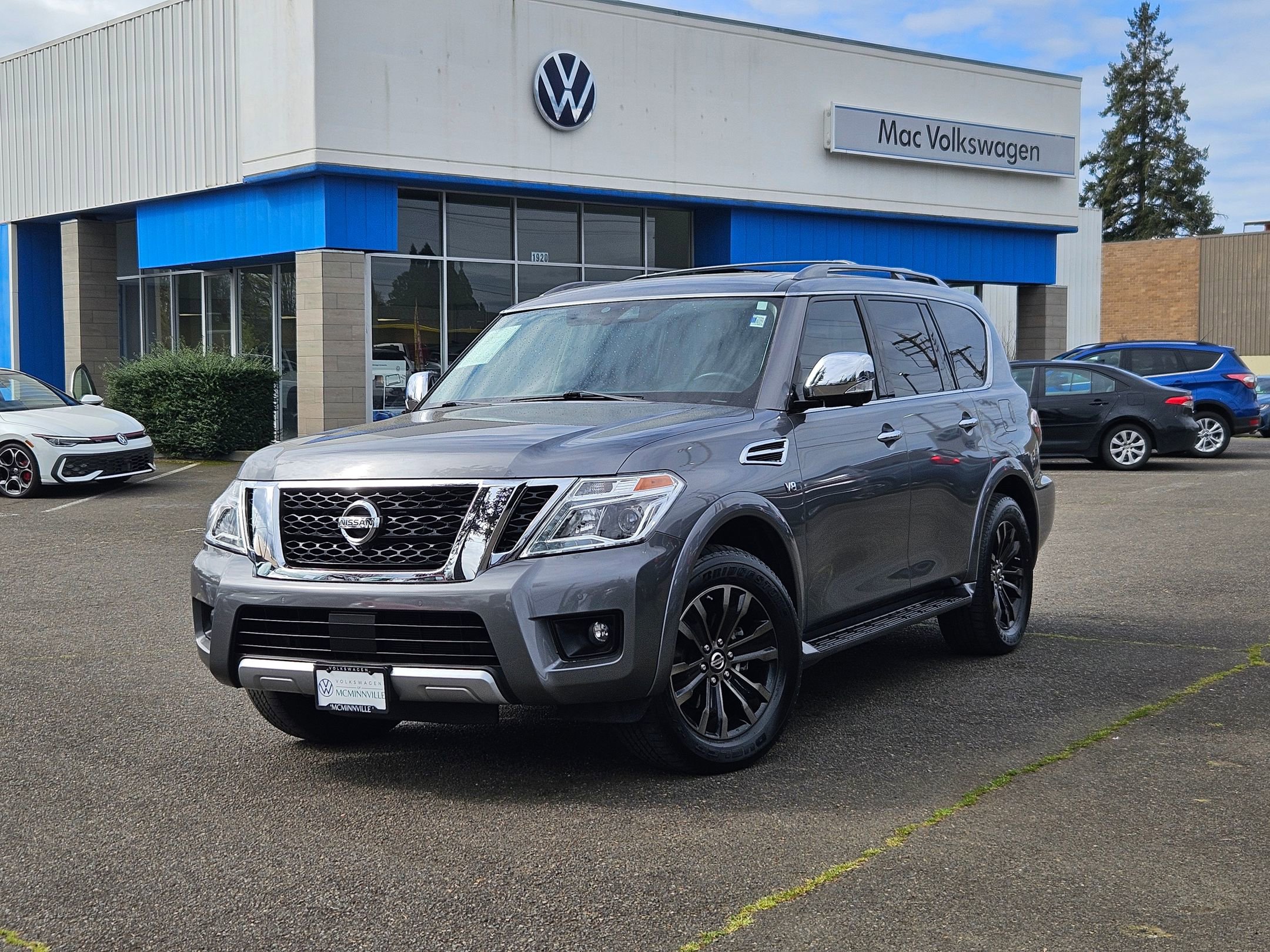 Used 2018 Nissan Armada Platinum w/ Captain Seat Package AWD/4WD image 1