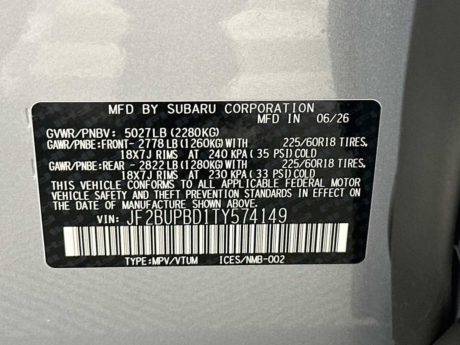 New 2026 Subaru Outback Premium AWD/4WD image 31