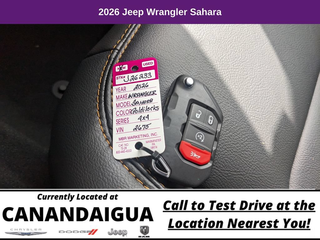 New 2026 Jeep Wrangler Unlimited Sahara AWD/4WD image 37