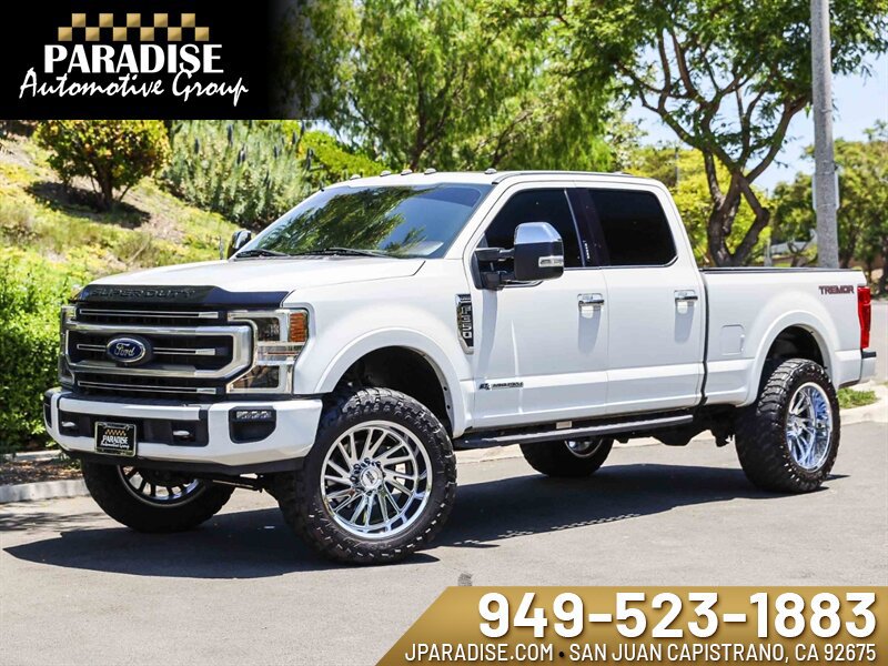 Used 2021 Ford F350 Platinum w/ Tremor Off-Road Package AWD/4WD video 1