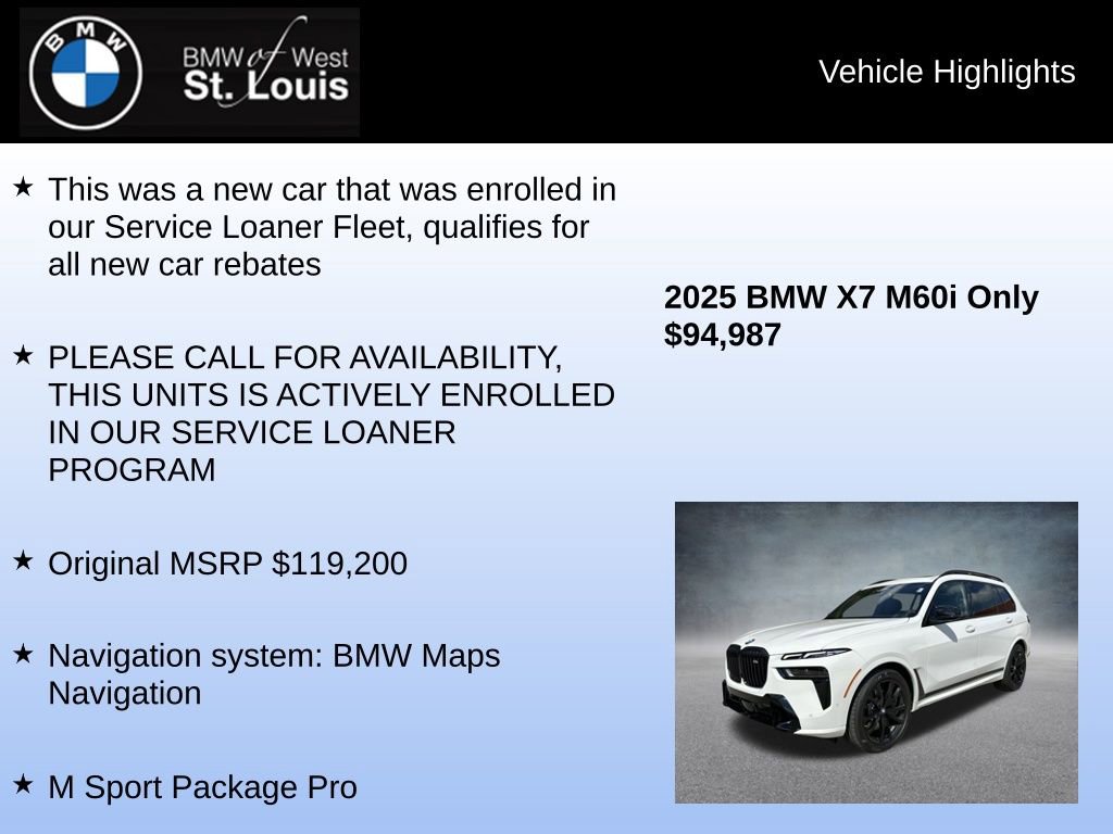 Used 2025 BMW X7 M60i image 8