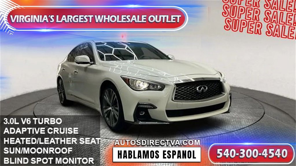 Used 2021 INFINITI Q50 Sensory w/ Cargo Package