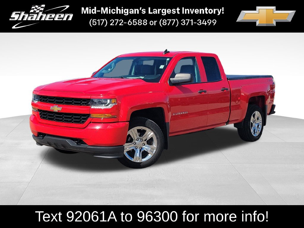 Used 2018 Chevrolet Silverado 1500 Custom w/ Custom Convenience Package AWD/4WD image 1