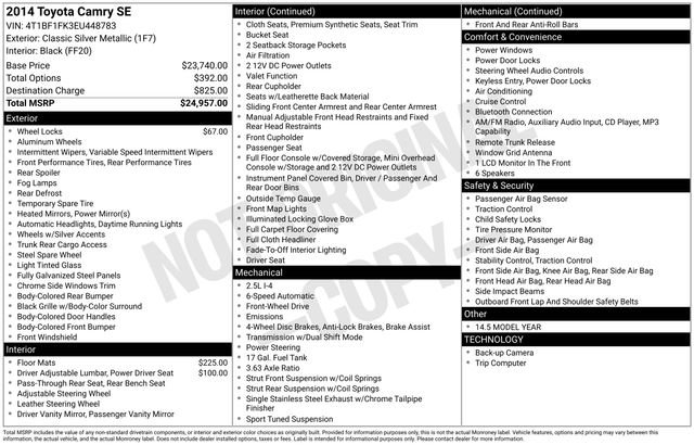 Used 2014 Toyota Camry SE image 27