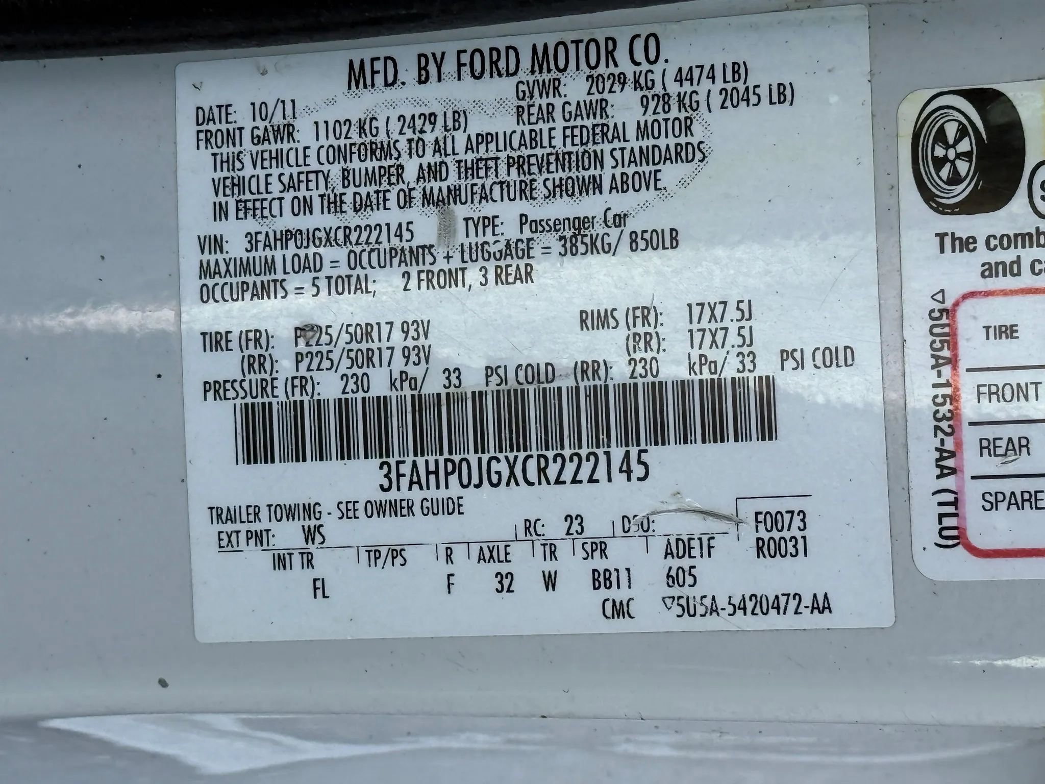 Used 2012 Ford Fusion SEL image 30