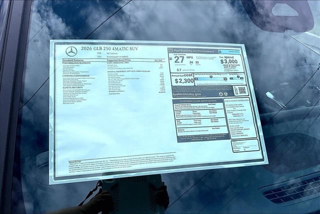 New 2026 Mercedes-Benz GLB 250 4MATIC image 16