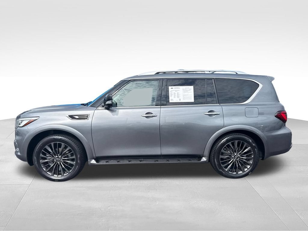 Used 2021 INFINITI QX80 Premium Select w/ Cargo Package AWD/4WD image 3