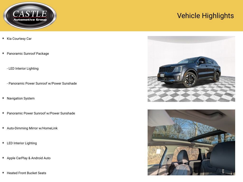 Used 2025 Kia Sorento S w/ Panoramic Sunroof Package image 4