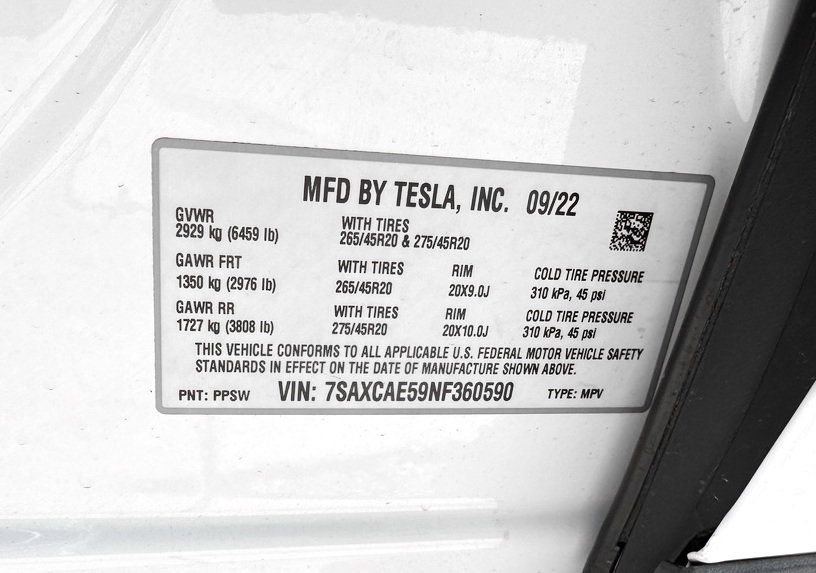 Used 2022 Tesla Model X Base image 32