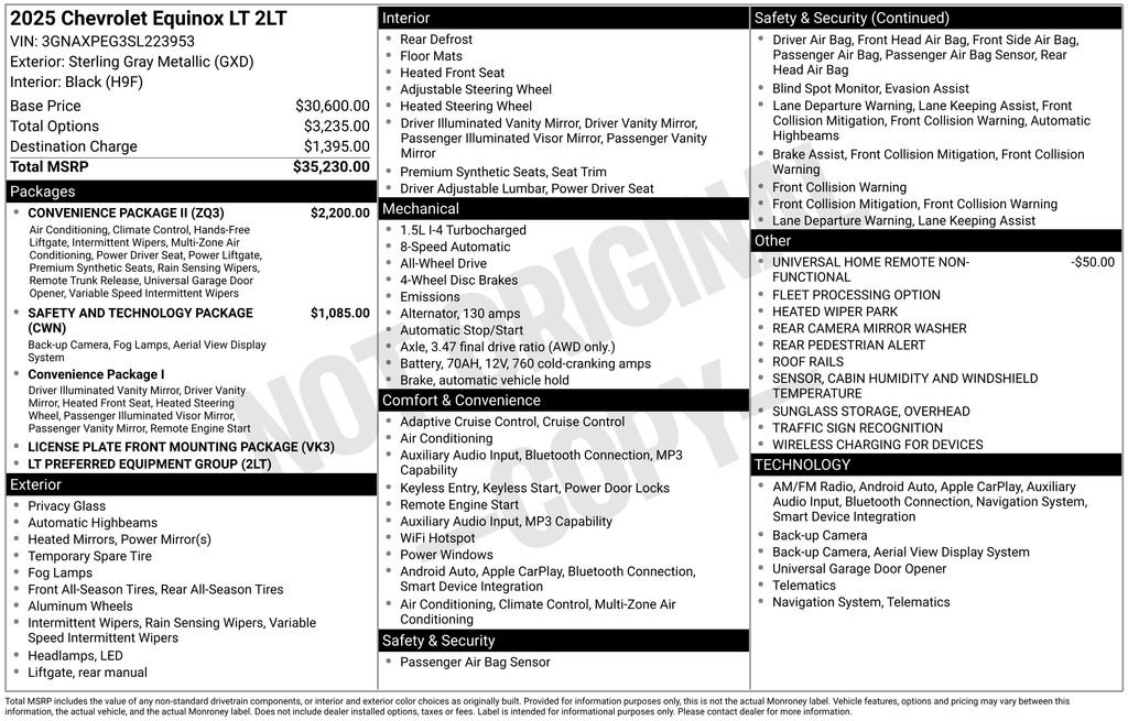 Certified 2025 Chevrolet Equinox LT w/ Convenience Package II image 4