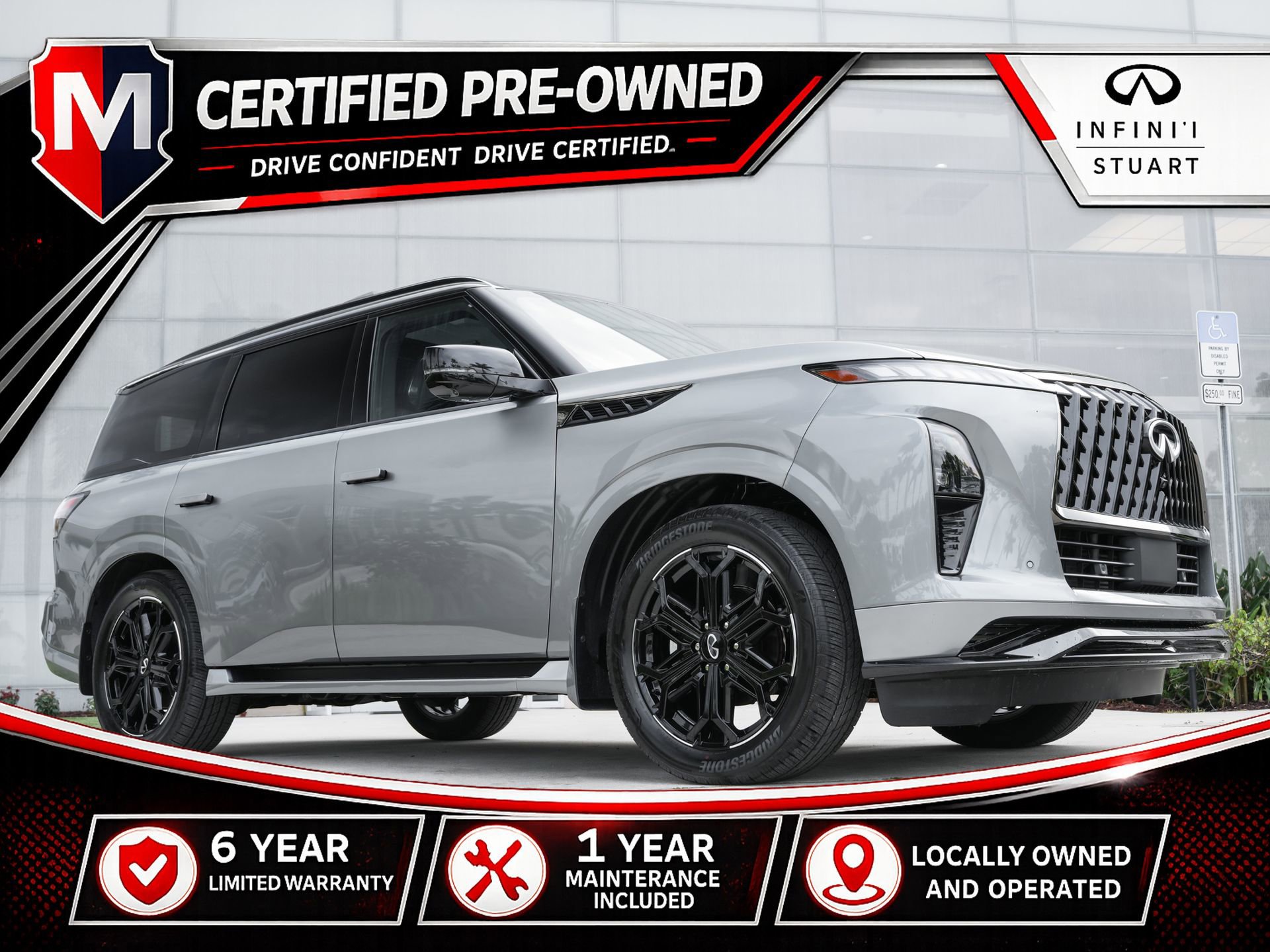 Certified 2026 INFINITI QX80 4WD w/ Sport Exterior Package