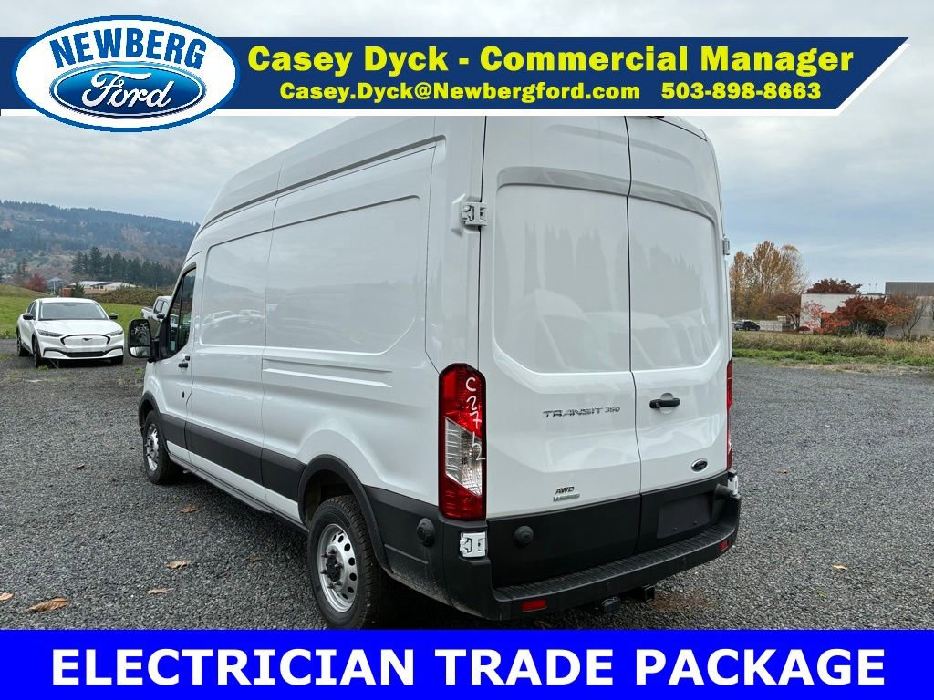New 2025 Ford Transit 350 148 High Roof AWD w/ Electrician Trade Package image 7