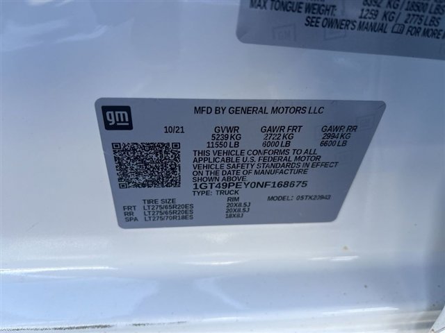 Certified 2022 GMC Sierra 2500 AT4 w/ AT4 Premium Plus Package image 34