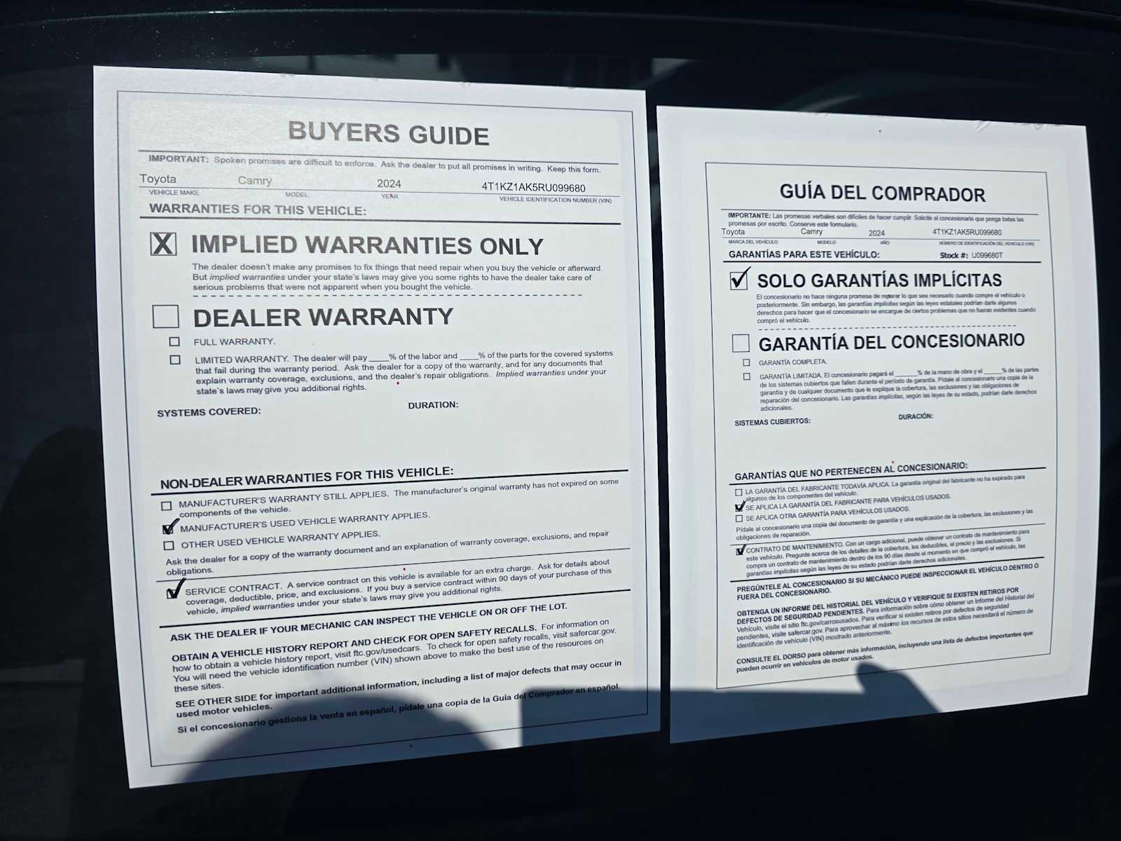 Used 2024 Toyota Camry TRD w/ TRD Package w/JBL Audio image 10