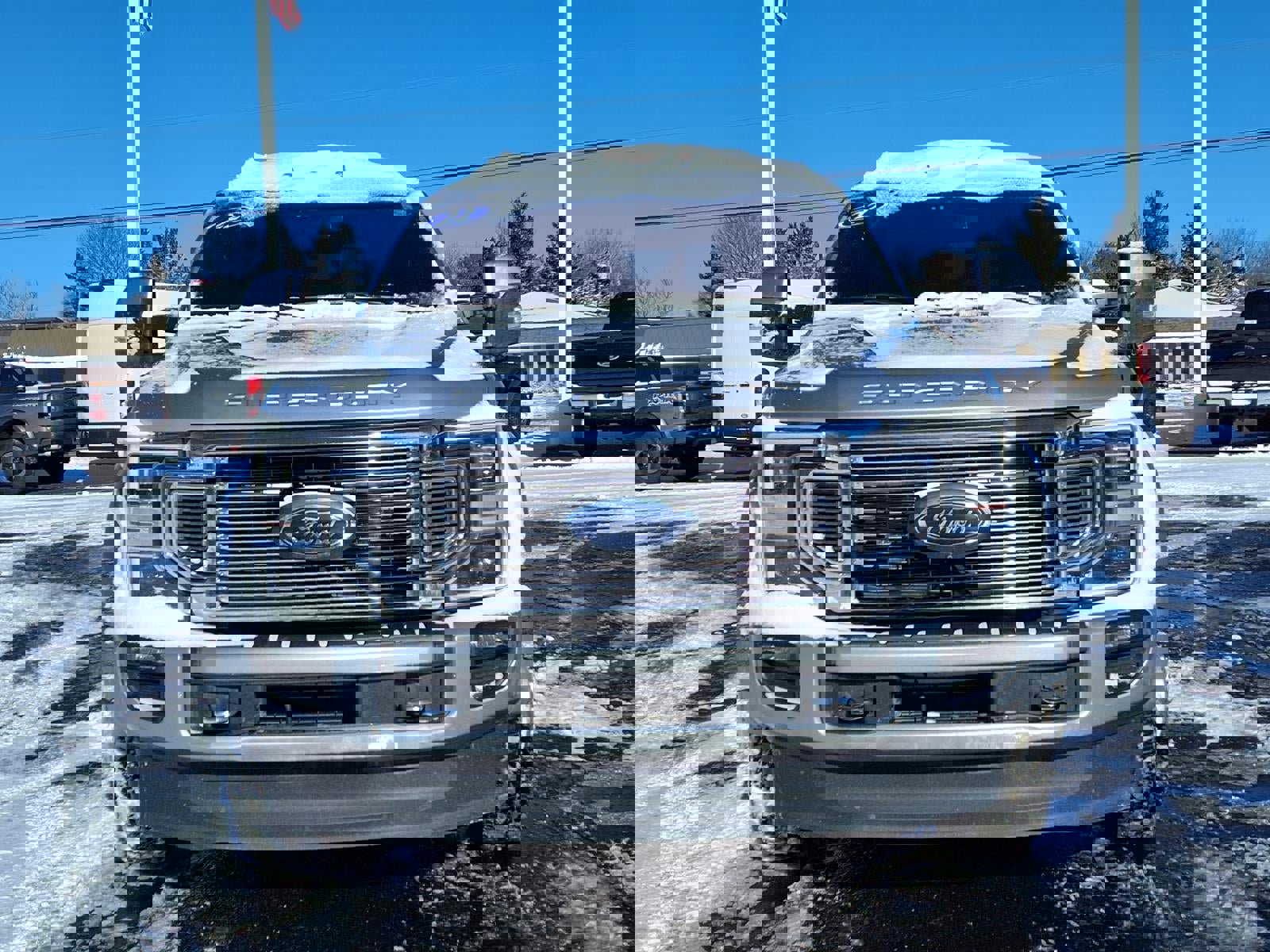 Used 2022 Ford F450 Platinum w/ Snow Plow Prep Package image 2