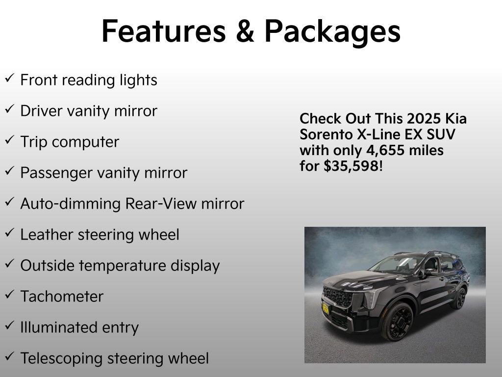 Certified 2025 Kia Sorento X-Line EX image 25