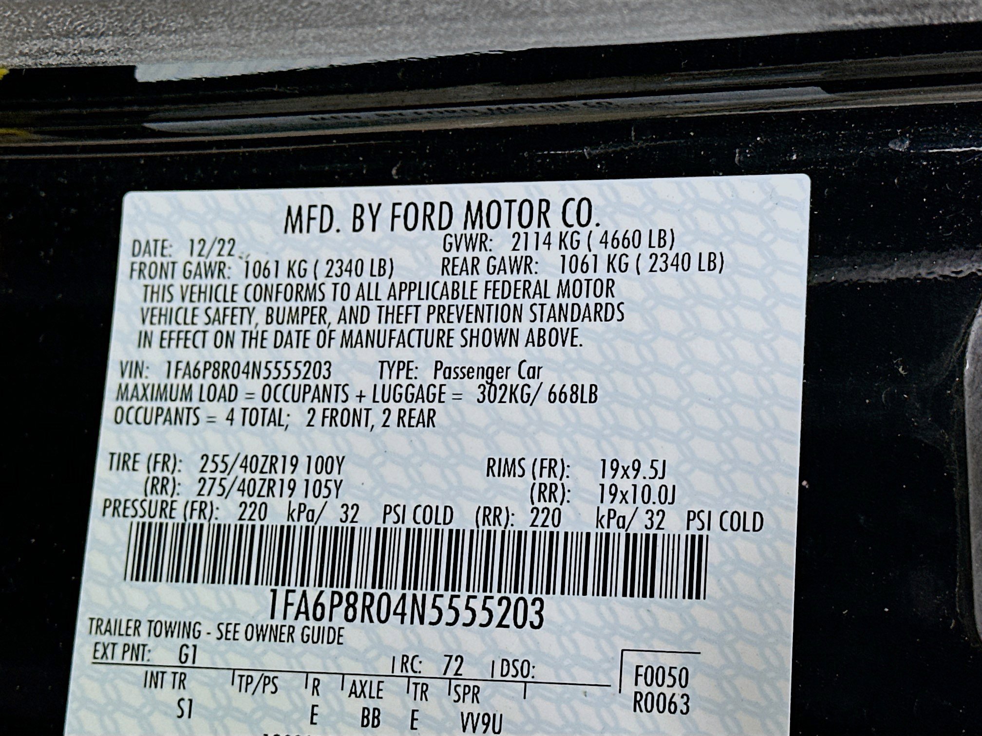 Used 2022 Ford Mustang Mach 1 w/ Equipment Group 700A image 40