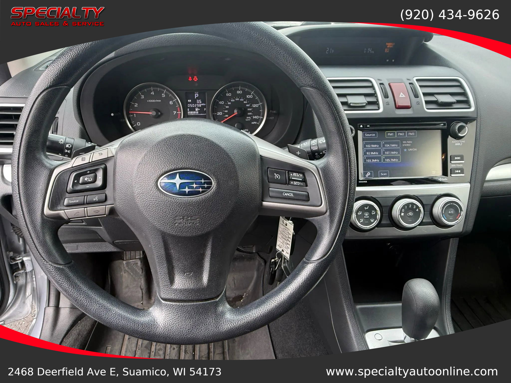 Used 2015 Subaru Crosstrek 2.0i Premium image 12