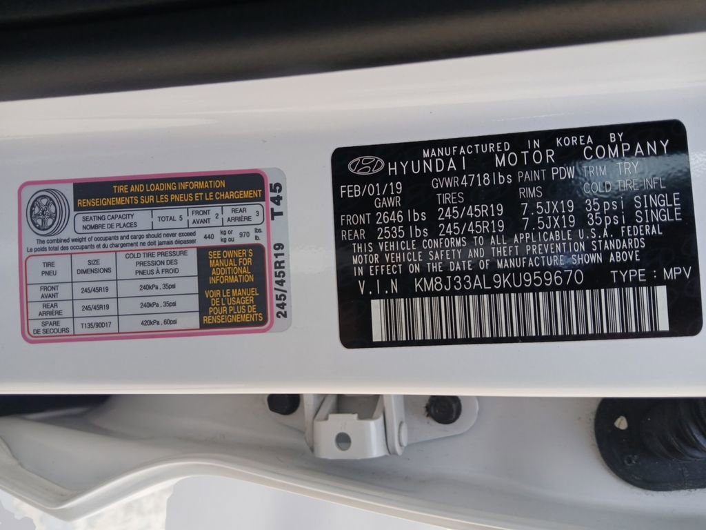 Used 2019 Hyundai Tucson Night image 20