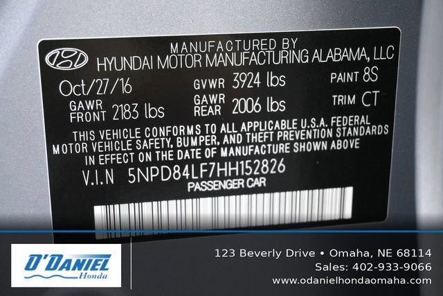 Used 2017 Hyundai Elantra Limited w/ Limited Ultimate Package 09 FWD image 45
