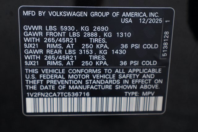 New 2026 Volkswagen Atlas SEL Premium R-Line image 28