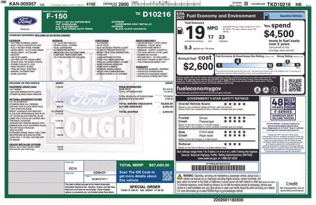 New 2026 Ford F150 XLT w/ Equipment Group 302A MID AWD/4WD image 2