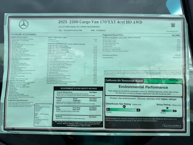 New 2025 Mercedes-Benz Sprinter 2500 image 45