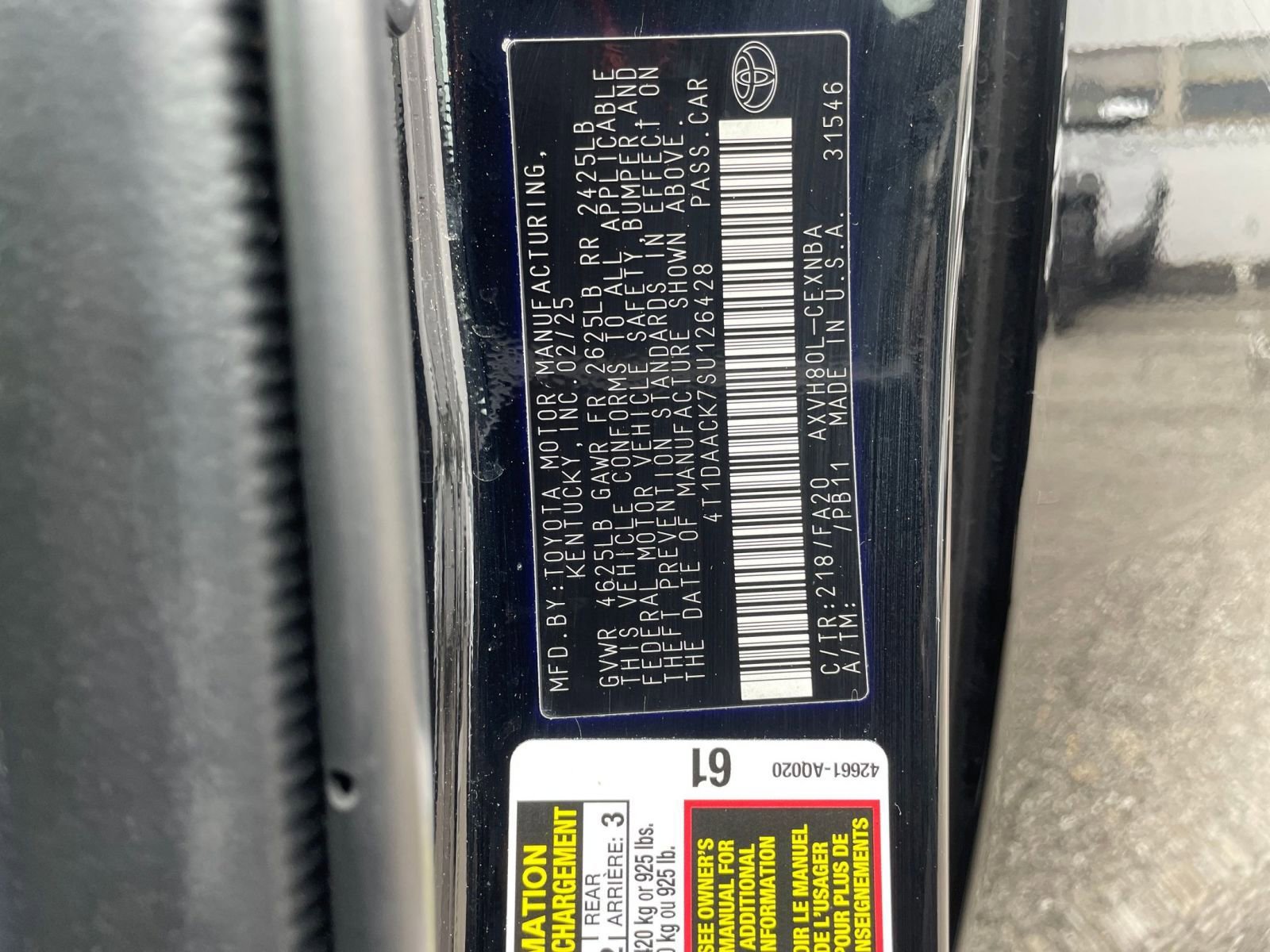 Used 2025 Toyota Camry LE image 28