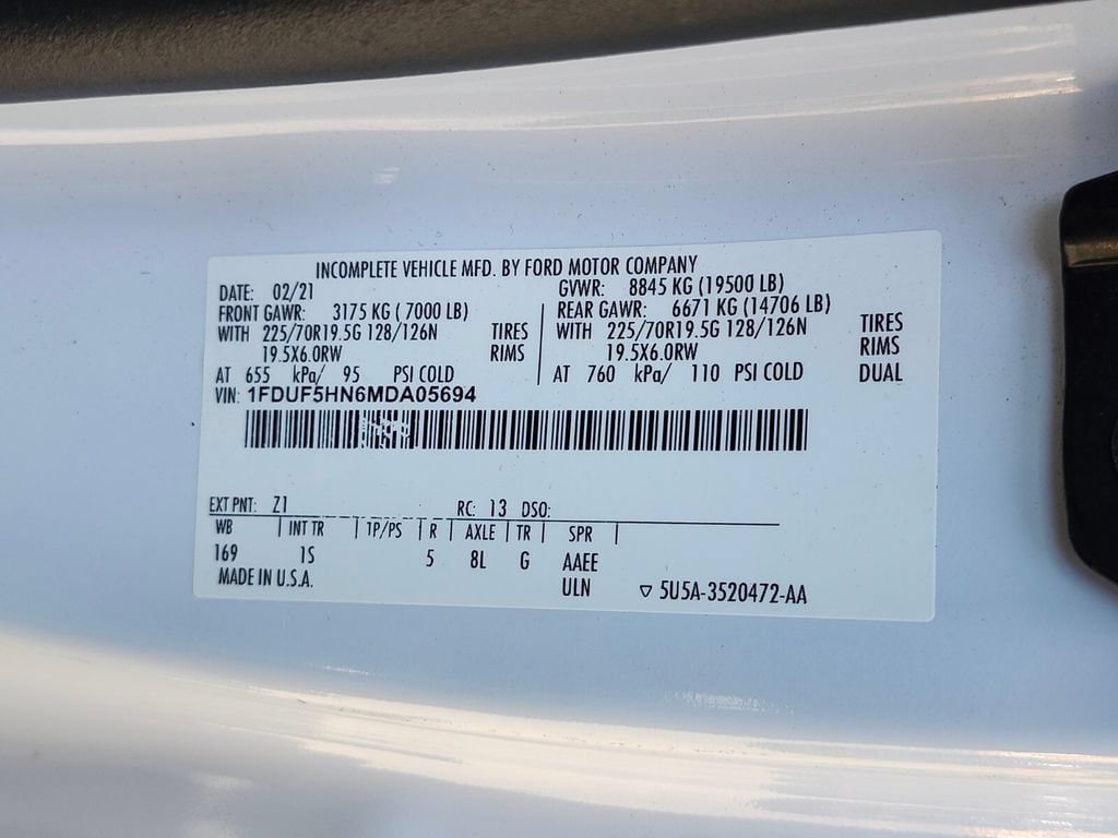 Used 2021 Ford F550 4x4 Regular Cab Super Duty image 26
