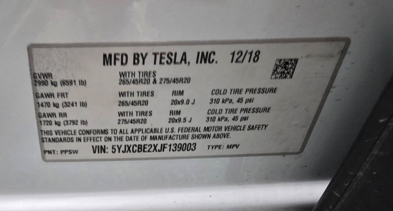 Used 2018 Tesla Model X 75D AWD/4WD image 45