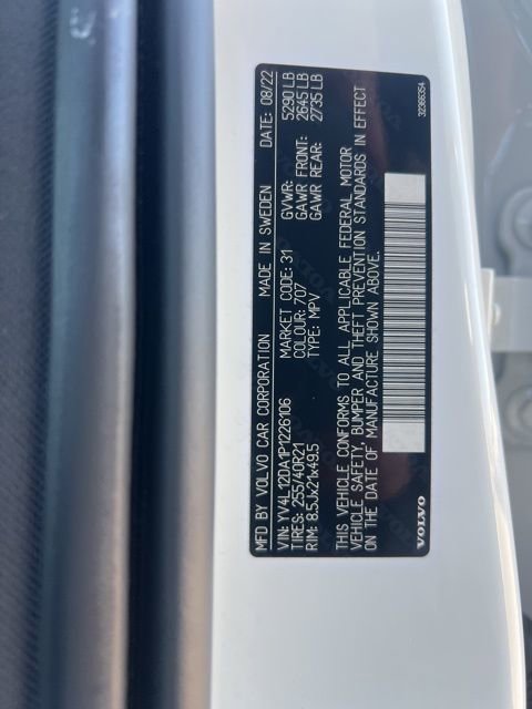 Used 2023 Volvo XC60 B5 Ultimate w/ Climate Package image 10