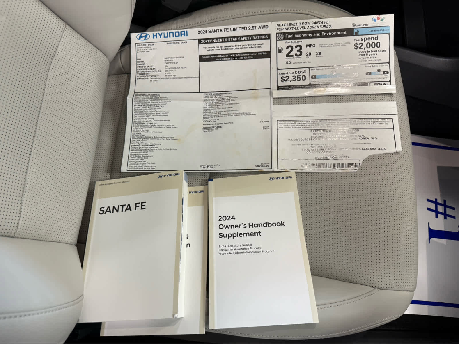 Used 2024 Hyundai Santa Fe Limited image 37