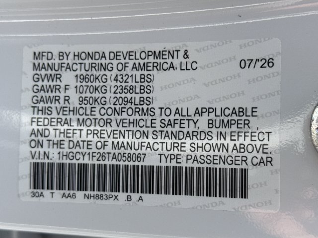 New 2026 Honda Accord LX image 19