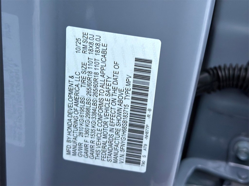 New 2025 Honda Pilot TrailSport image 39