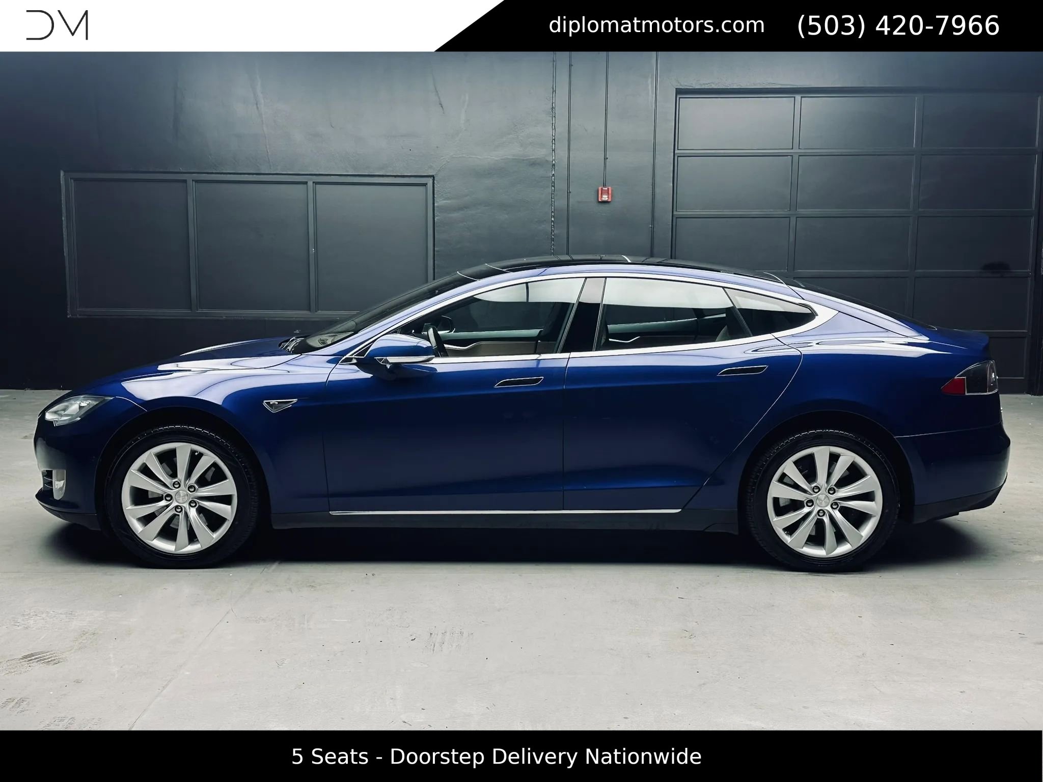 Used 2016 Tesla Model S 90D AWD/4WD image 3
