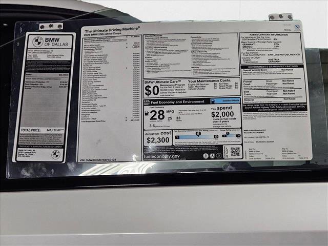 Used 2025 BMW 230i xDrive Coupe w/ Convenience Package image 17