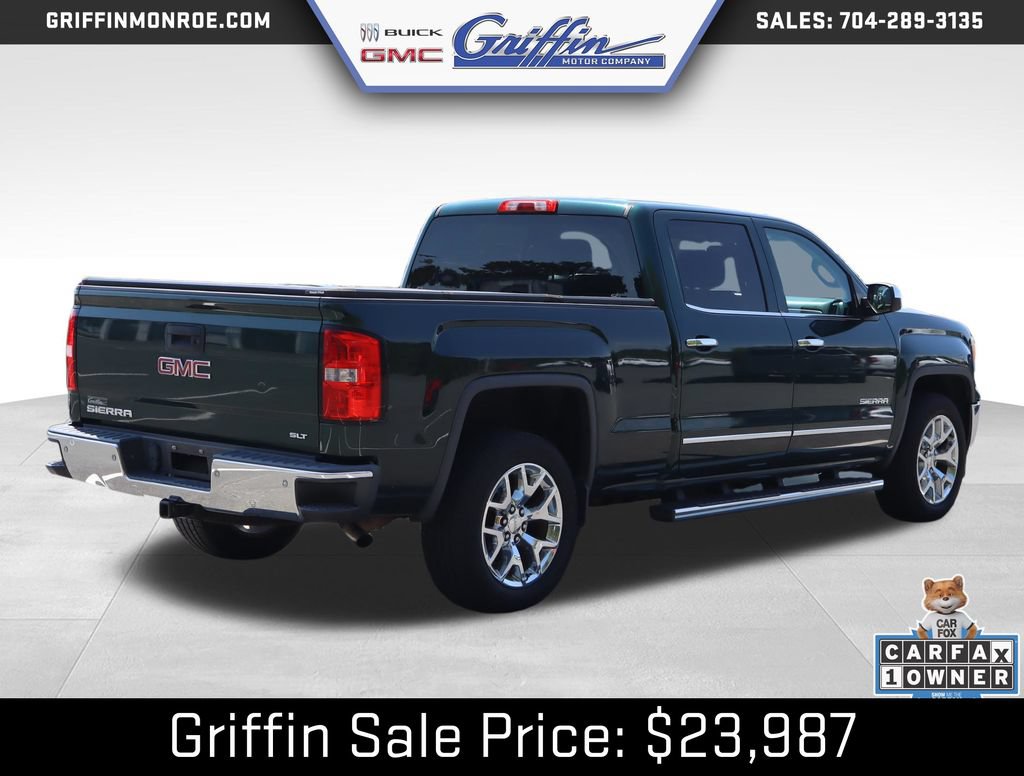 Used 2014 GMC Sierra 1500 SLT w/ SLT Crew Cab Value Package RWD image 6