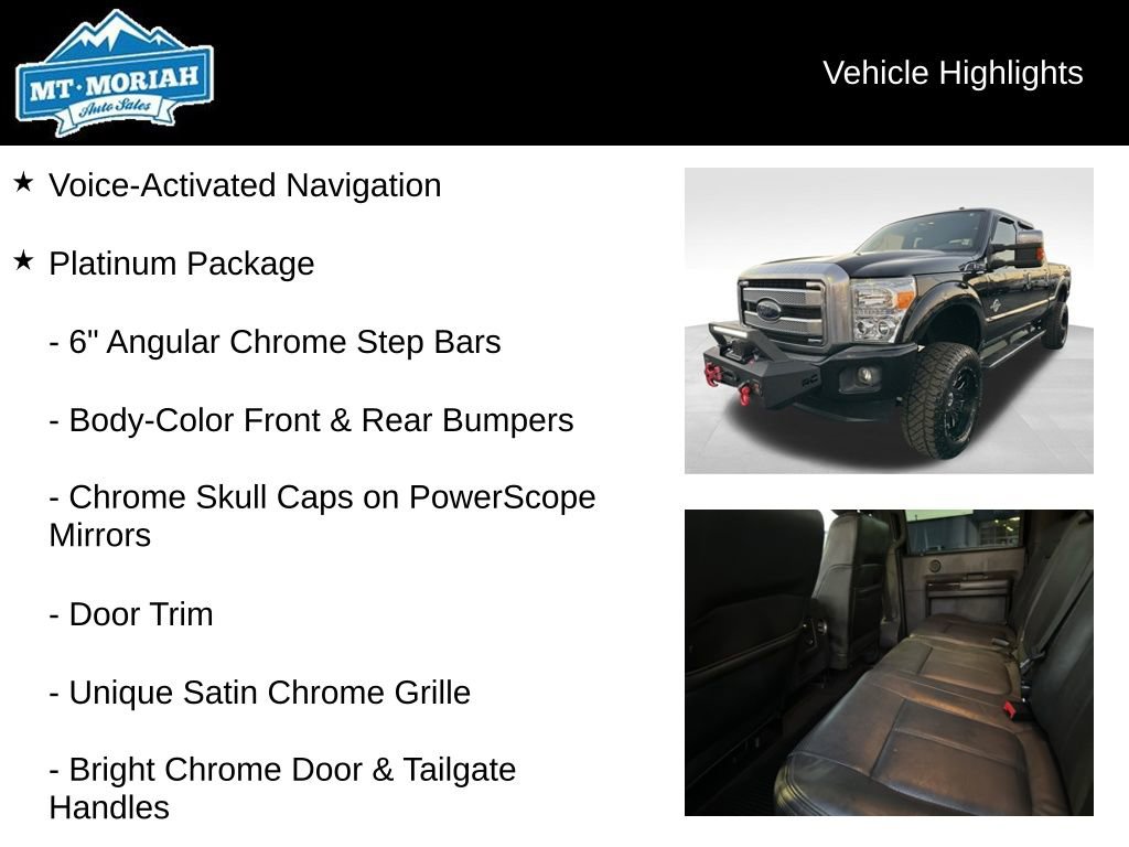 Used 2016 Ford F250 Platinum w/ FX4 Off-Road Package image 4