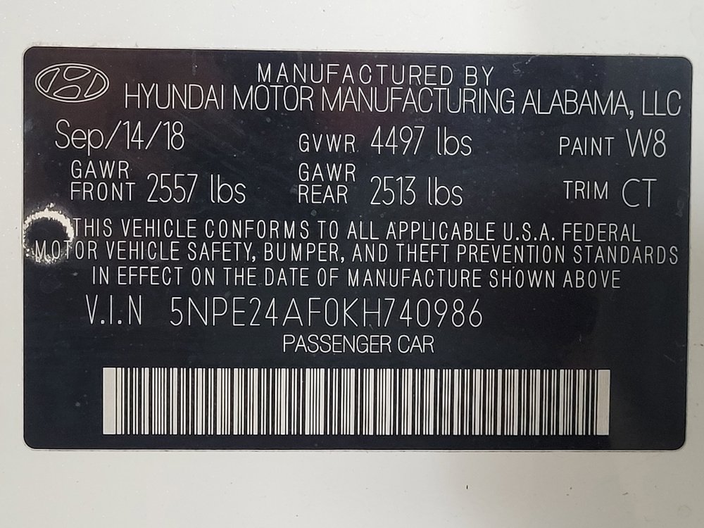 Used 2019 Hyundai Sonata SE FWD image 33