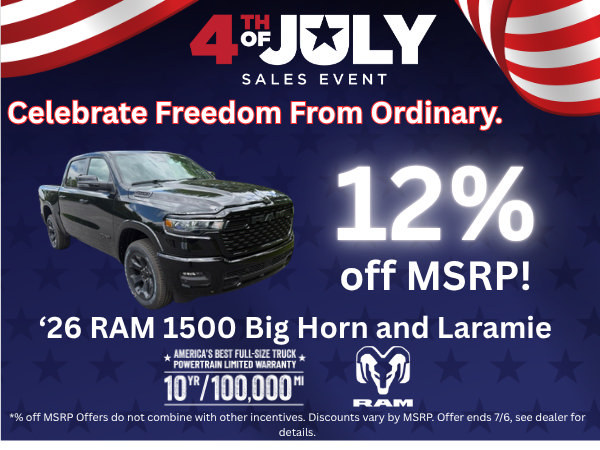 New 2026 RAM 1500 Big Horn w/ Night Edition AWD/4WD image 3