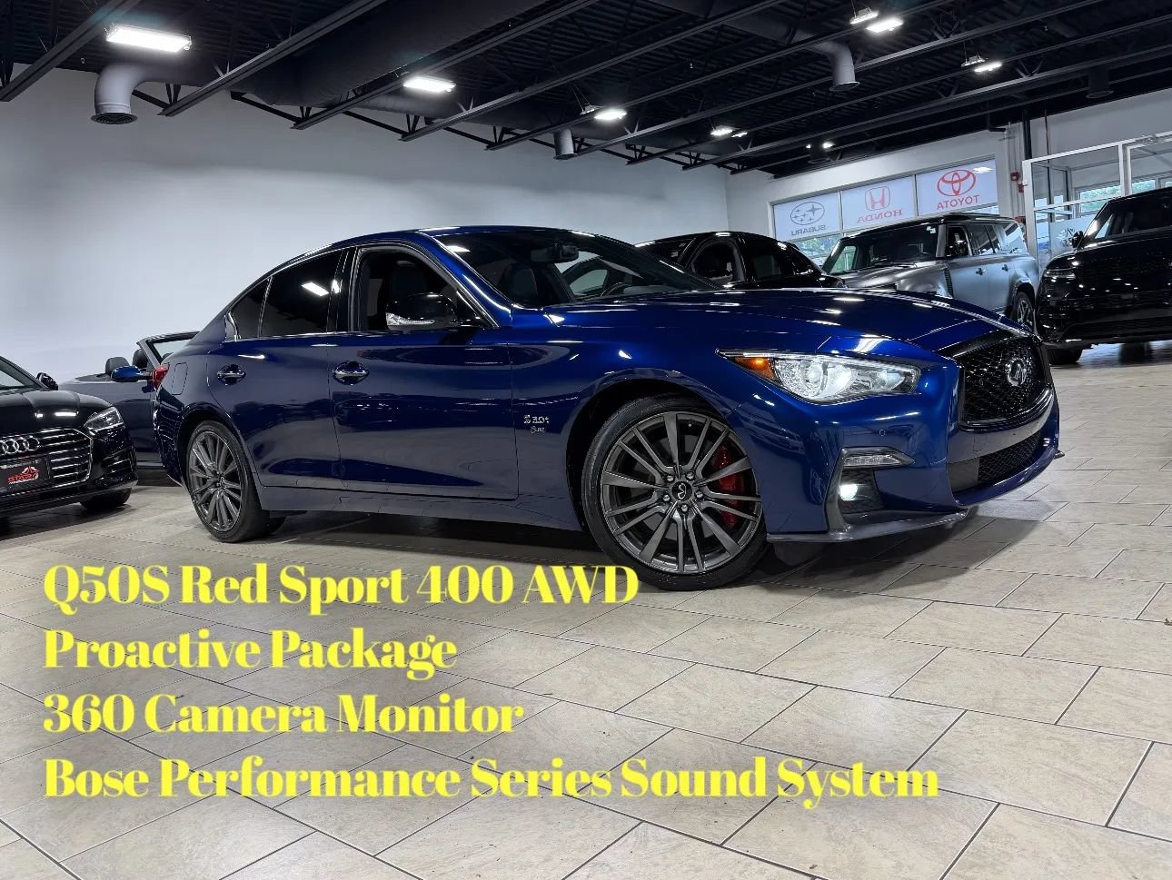 Used 2020 INFINITI Q50 Red Sport 400
