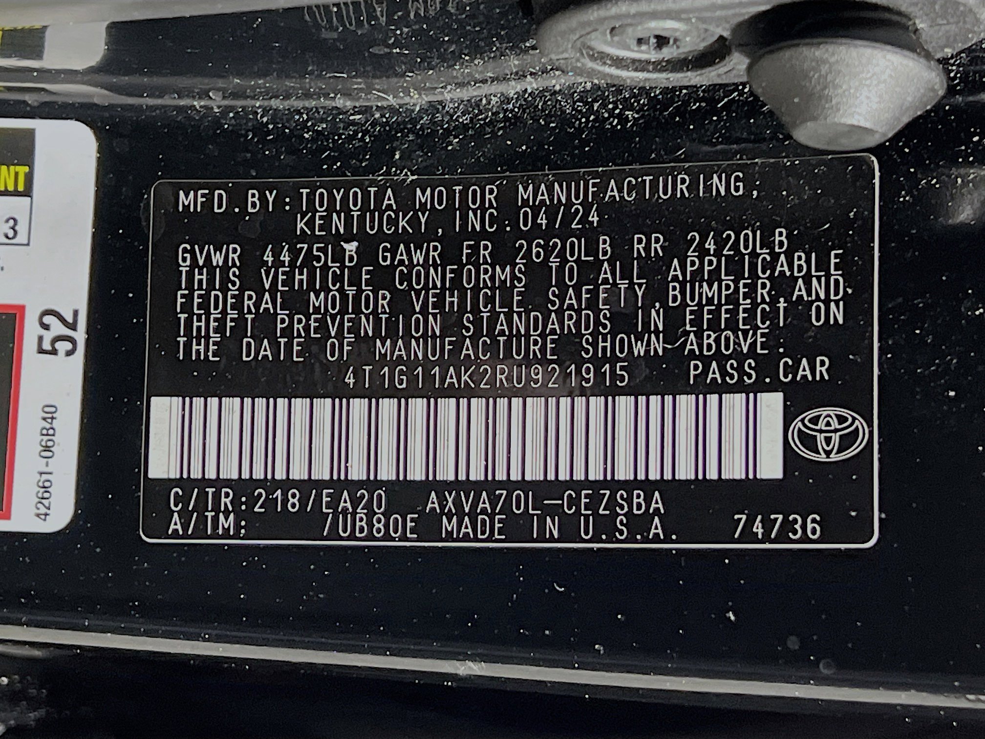 Used 2024 Toyota Camry SE image 26