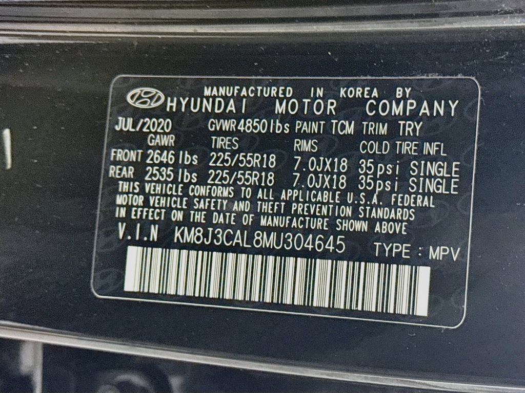 Certified 2021 Hyundai Tucson SEL w/ Cargo Package AWD/4WD image 35